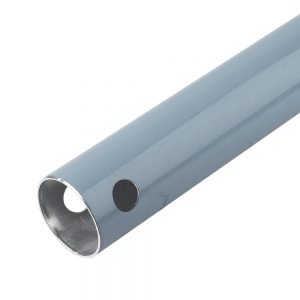 Gray 2-1/2" (63mm) pipe, 20 feet long