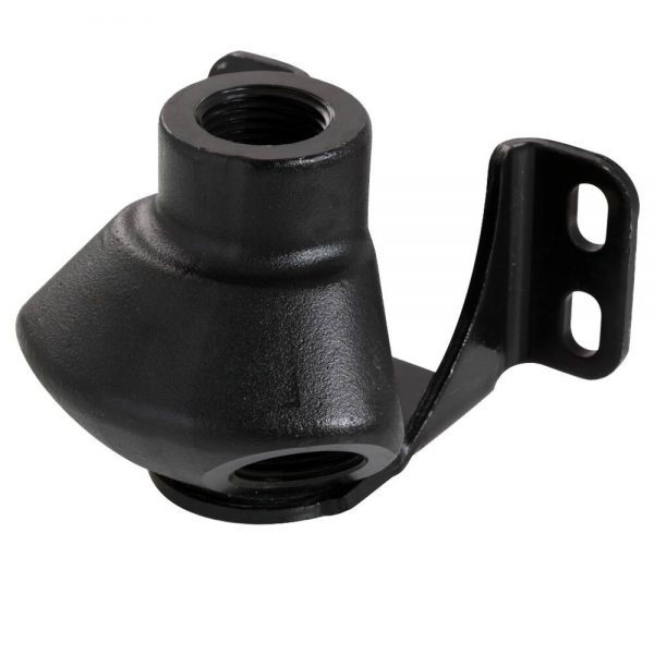 1/2" 2 Port 45 Degree Threaded Wall Bracket, NPT
