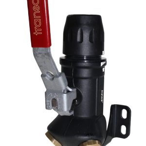 1/2" (16.5mm) 2 Port 45 Degree Wall Bracket with Ball Valve, NPT