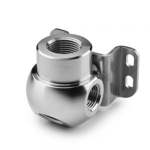3/4" 3 Port 316L Stainless Threaded Wall Bracket