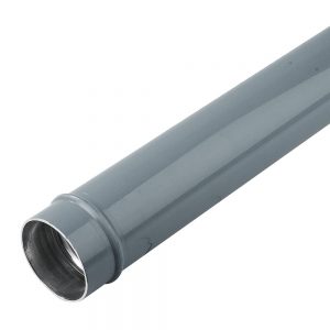 Gray 3" (76mm) pipe, 20 feet long