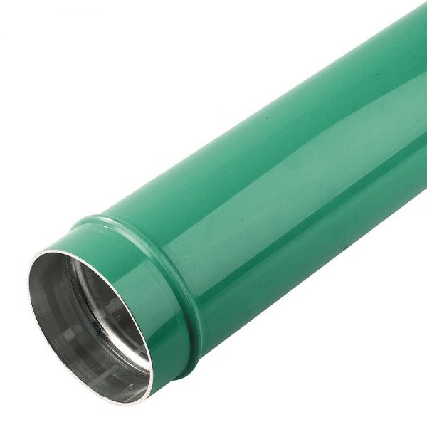 Green 6" (168mm) pipe, 20 feet long